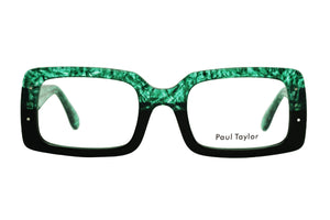 ZM2 Mottle Bottle Green to Black FRONT with Mottle Bottle Green TEMPLES