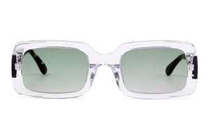 S000/E21 Crystal FRONT with Black &amp; Crystal TEMPLES
