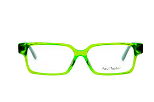 J19 Transparent Lime FRONT with Bright Transparent Green TEMPLES