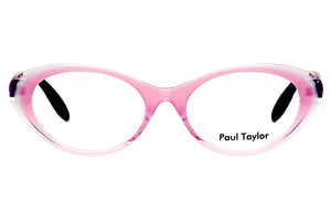 +++Please find ON SALE page+++A15 Soft Pink fade FRONT with a mottled multi coloured Hot Pink Purple Mauve & Black TEMPLES
