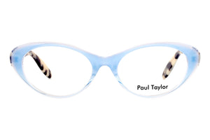 A19 Blue Fade FRONT with Blue Tortoiseshell TEMPLES