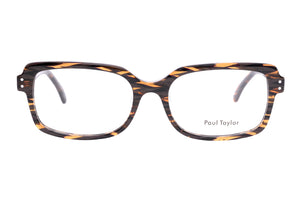 L100 Dark Brown Grey Orange Pattern