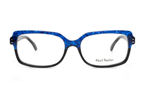 X10 Dark Blue Pattern to Black with Black TEMPLES