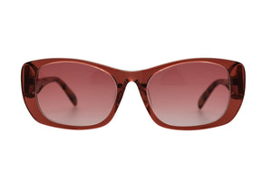 JK21 Maroon Brown FRONT with Tan Chocolate Tortoiseshell TEMPLES