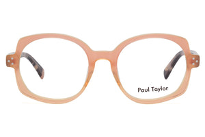 A14 Pink Yellow Fade FRONT with Pink Tortoiseshell TEMPLES