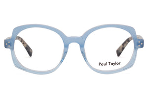 A19 Blue Fade FRONT with Blue Tortoiseshell TEMPLES