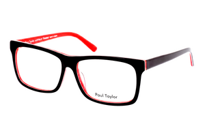 J128 Black FRONT with Red UNDERLAY