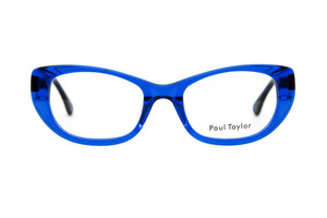 A203 Royal Blue FRONT with Dark Blue & Black Fleck Tortoiseshell TEMPLES