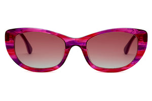 E16 Pink & Purple Swirl FRONT with Pink & Purple Underlay TEMPLES