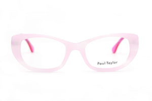 ZA71 Soft Pink Swirl Pattern FRONT with Hot Pink TEMPLES