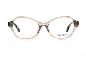 M58 Transparent Light Caramel FRONT with Dark & Light Tortoiseshell TEMPLES