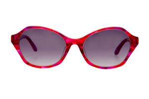 E16 Pink & Purple Swirl FRONT with Pink & Purple Underlay TEMPLES