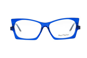 A203 Royal Blue FRONT with Dark Blue & Black Fleck Tortoiseshell TEMPLES
