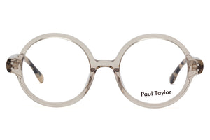 M58 Transparent Light Caramel FRONT with Dark & Light Tortoiseshell TEMPLES