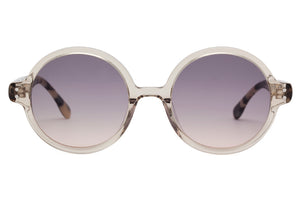 M58 Transparent Light Caramel FRONT with Dark & Light Tortoiseshell TEMPLES