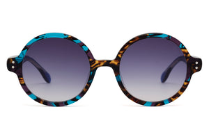 Y9B Blue Tortoiseshell FRONT with Royal Blue TEMPLES
