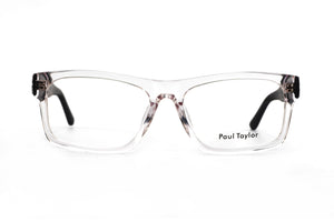 S000/M100 MATT Crystal Clear FRONT with Black Matt Finish TEMPLES