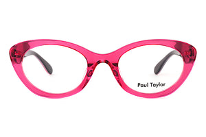 JA504 Deep Cocktail Rose FRONT with Fuchsia Pink Tiger TEMPLES