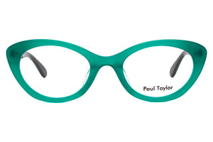 K50 Opaque Jade FRONT with Multi Green patterned TEMPLES