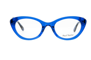 A203 Royal Blue FRONT with Dark Blue & Black Fleck Tortoiseshell TEMPLES