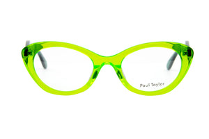 J19 Transparent Lime FRONT with Bright Transparent Green TEMPLES