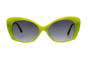P7 Tutti Frutti Lime FRONT with Green Marble Patterned TEMPLES