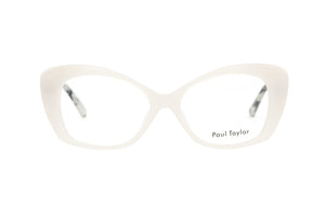 E6H Warm White FRONT with Black White & Crystal Fleck TEMPLES