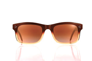 M039 Brown to Golden fade FRONT with Brown TEMPLES