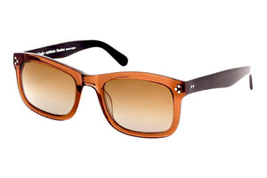 A27 Sunglasses POLARISED Brown FRONT with Black TEMPLES