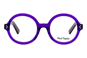 +++ DISCONTINUED SEE SALE PAGE+++ K226 Deep Violet Transparent FRONT with Purple Marble TEMPLES