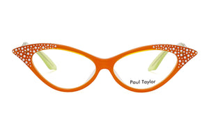 SOLD OUT!!! E61 Orange FRONT with Lime TEMPLES