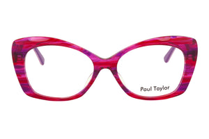 E16 Pink & Purple Swirl FRONT with Pink & Purple Underlay TEMPLES