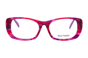 E16 Pink & Purple Swirl FRONT with Pink & Purple Underlay TEMPLES