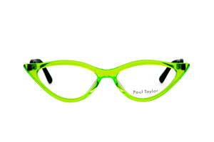 J19 Transparent Lime FRONT with Bright Transparent Green TEMPLES