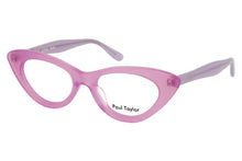 Load image into Gallery viewer, AUDREY Optical Glasses Frames 8KM Soft Pink FRONT with Mauve TEMPLES - Paul Taylor Eyewear
