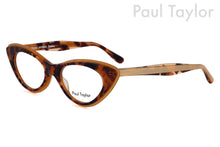 Load image into Gallery viewer, AUDREY Optical Glasses Frames GWY Tortoiseshell with 40’s Golden Yellow - Paul Taylor Eyewear
