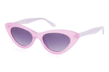 Load image into Gallery viewer, AUDREY Sunglasses 8KM Soft Pink FRONT with Mauve TEMPLES - Paul Taylor Eyewear
