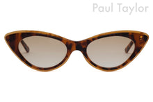 Load image into Gallery viewer, AUDREY Sunglasses GWY Golden Honey Tortoiseshell FRONT with Golden Bronze TEMPLES - Paul Taylor Eyewear
