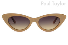 Load image into Gallery viewer, AUDREY Sunglasses YWG Golden Light Bronzed FRONT with Golden Honey Tortoiseshell TEMPLES - Paul Taylor Eyewear
