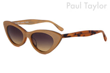 Load image into Gallery viewer, AUDREY Sunglasses YWG Golden Light Bronzed FRONT with Golden Honey Tortoiseshell TEMPLES - Paul Taylor Eyewear
