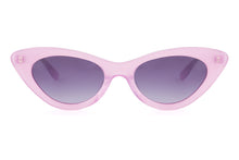 Load image into Gallery viewer, AUDREY Sunglasses 8KM Soft Pink FRONT with Mauve TEMPLES - Paul Taylor Eyewear
