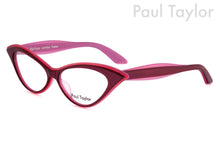Load image into Gallery viewer, DORIS Optical Glasses 56BY 40’s Pink with 40’s Burgundy UNDERLAY - Paul Taylor Eyewear
