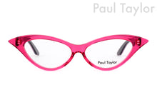 Load image into Gallery viewer, DORIS Optical Glasses JA504 Deep Cocktail Rose FRONT with Fuchsia  Pink Tiger TEMPLES - Paul Taylor Eyewear
