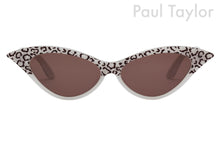 Load image into Gallery viewer, DORIS Sunglasses C80 White Pearl Leopard - Paul Taylor Eyewear

