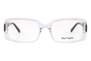 S000/M100 Crystal Clear FRONT with Black TEMPLES