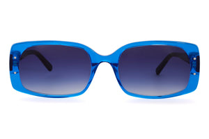 Y46 Vivid Blue FRONT with Black TEMPLES