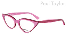 Load image into Gallery viewer, M001 Optical Glasses 56BY 40’s Pink with 40’s Burgundy UNDERLAY - Paul Taylor Eyewear
