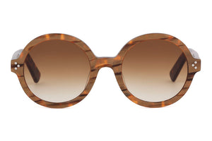 AK4 Golden Marble FRONT with Golden Marble & Tortoiseshell Underlay TEMPLES....HAS MORE VARIANCE IN THE ACETATE PATTERN