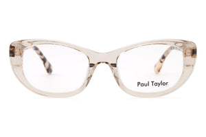M58 Transparent Light Caramel FRONT with Dark & Light Tortoiseshell TEMPLES