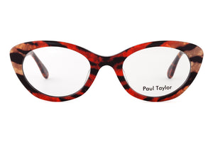 K4B Multicoloured Tiger FRONT with Golden Marble & Tortoiseshell  Underlay TEMPLES